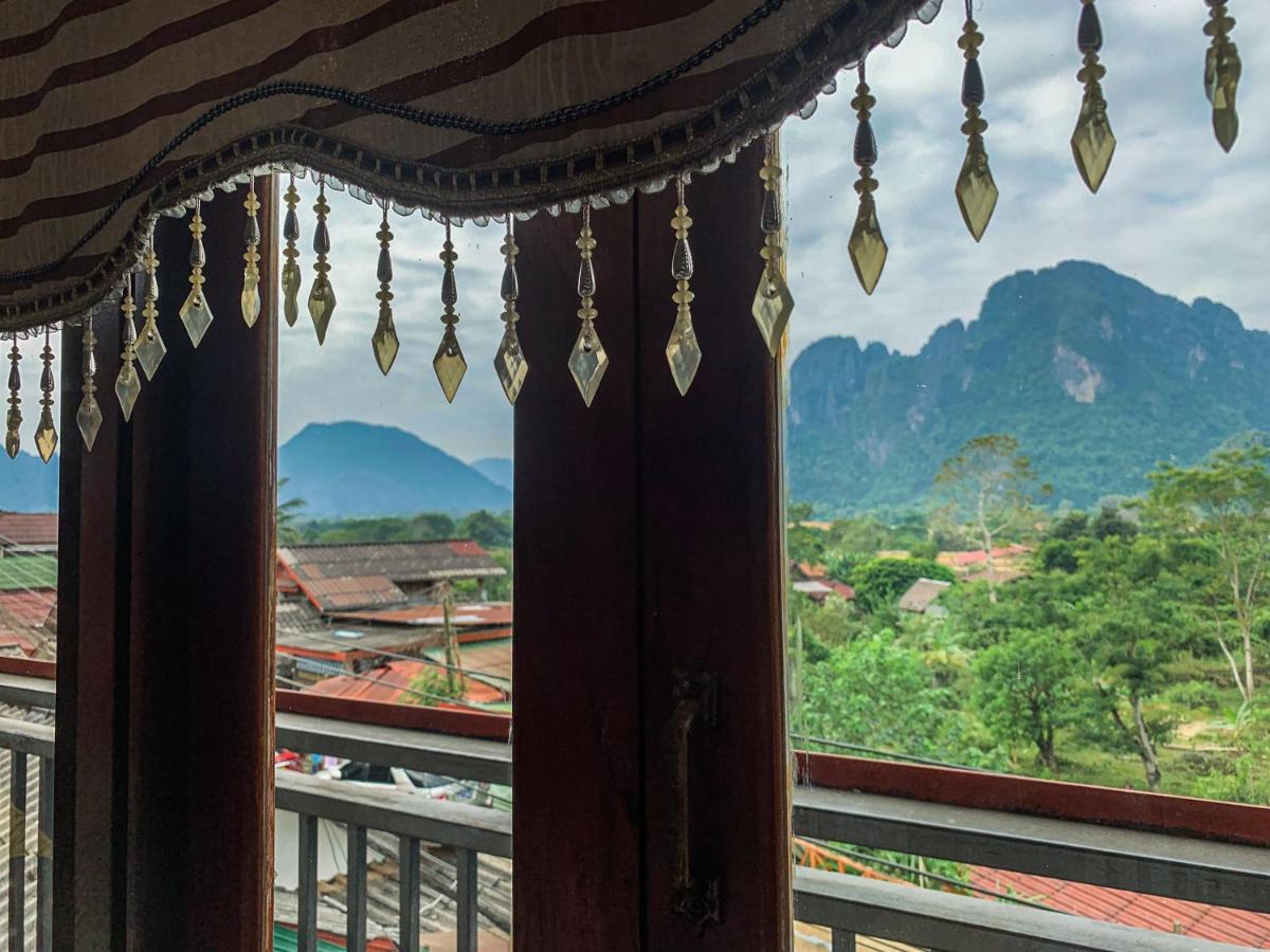 Bountang Mountain View Riverside Hotel Vang Vieng Eksteriør billede