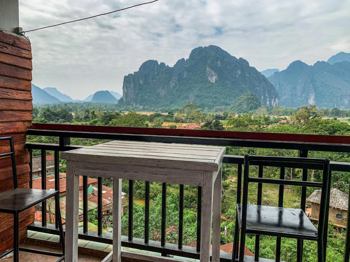 Bountang Mountain View Riverside Hotel Vang Vieng Eksteriør billede