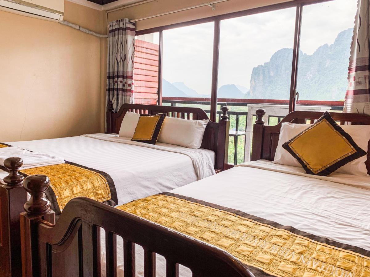 Bountang Mountain View Riverside Hotel Vang Vieng Eksteriør billede