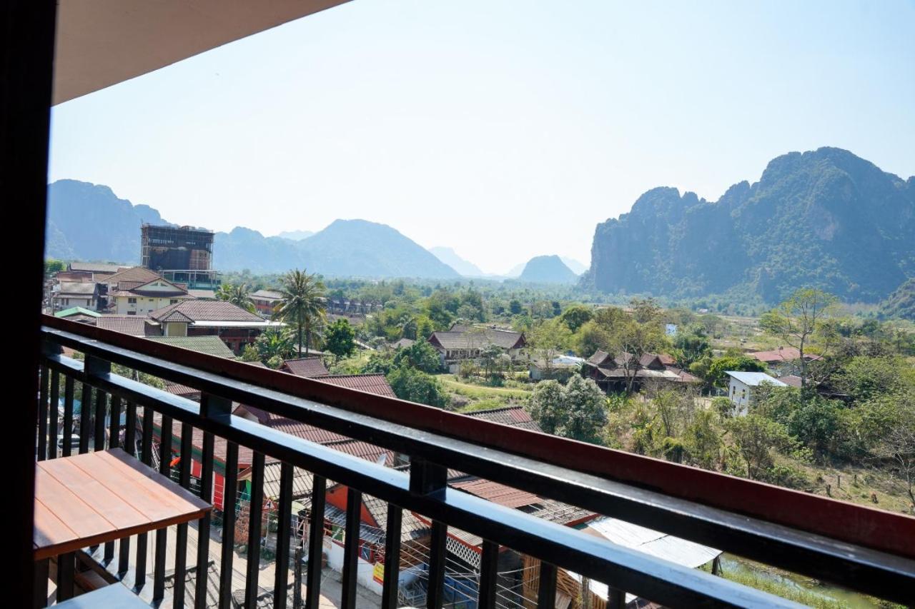 Bountang Mountain View Riverside Hotel Vang Vieng Eksteriør billede